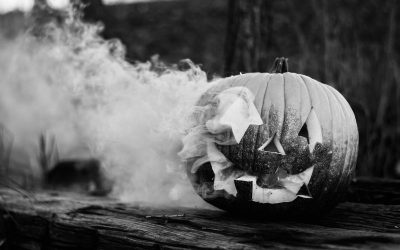 photo de citrouille sculptée pour Halloween