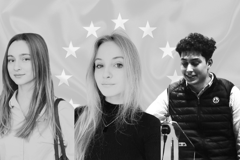 trois jeunes du Laboratoire de la République pour des questions européennes