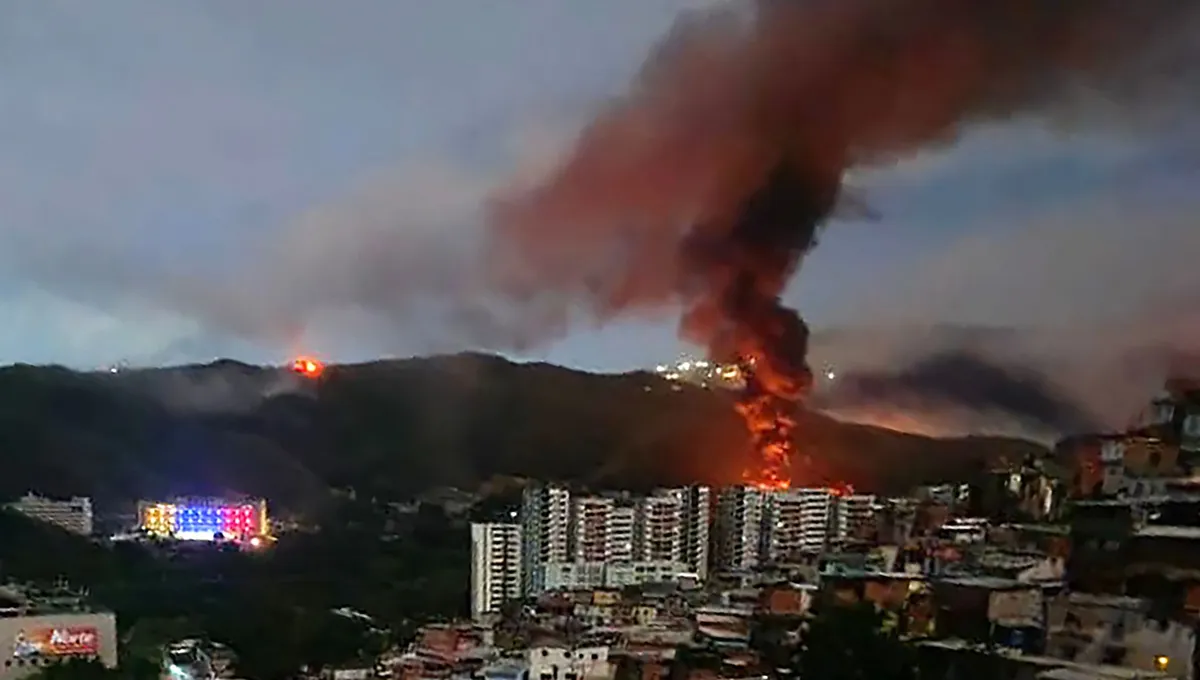 Crédit photo : "Les forces américaines ont mené des frappes sur la capitale vénézuélienne", Caracas, le 3 décembre 2026. ©AFP - STR.